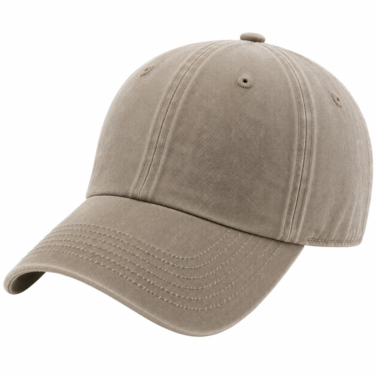 Basecap Beige Verstellbar für Erwachsene