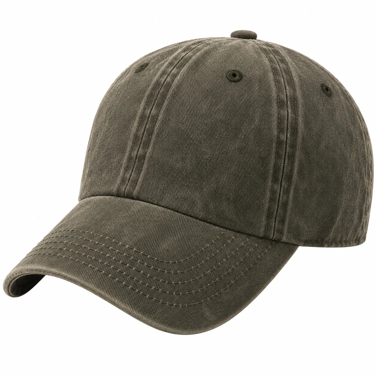 Verstellbare Unisex Baseballkappe Dunkelgrün