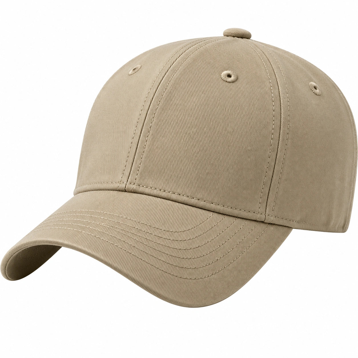 Unisex Verstellbare Baseballkappe Beige