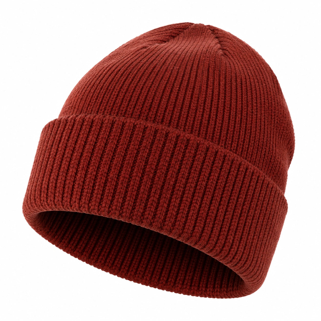 Unisex Strickmütze Einheitsgröße Rot
