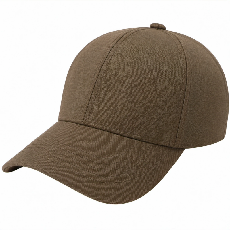 Unisex Baseballcap Einstellbar Braun