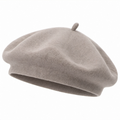 Klassische Damen Baskenmütze Einheitsgröße Beige