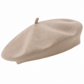 Damen Baskenmütze Einheitsgröße Beige