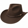 Stilvoller Cowboyhut Braun Einheitsgröße